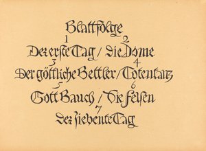 Die Wandlungen Gottes door Ernst Barlach