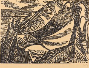 De Zevende Dag, 1920 door Ernst Barlach