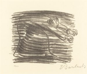 Wandeling in de Schaduw, 1922 door Ernst Barlach