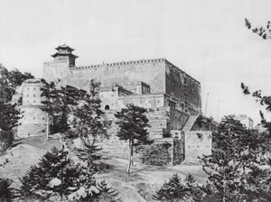 Jehol, Potala, Chihli, Hoofdgebouw in Potala, Zicht vanuit het zuidwesten door Ernst Boerschmann