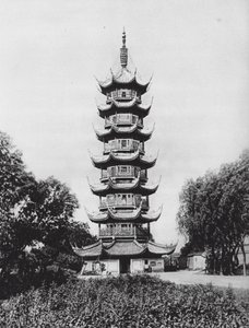Shanghai, Lung hua ta, Kiangsu, Pagode van de Schoonheid van de Draak