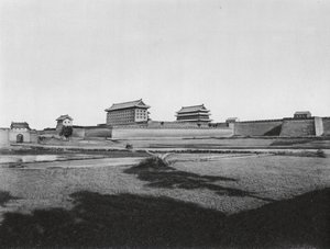 Sianfu, Pei men, Shensi, Noordpoort van Sianfu, de Provinciale Hoofdstad door Ernst Boerschmann
