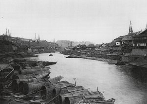 Tzeliutsing, Szechuan, Het industriële district van de zoutbronnen door Ernst Boerschmann