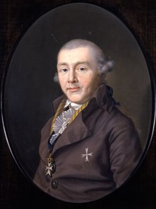 Portret van Prins August von Sachsen-Gotha-Altenburg