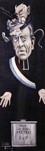 Abbe Lemire ontvangt troost van Georges Clemenceau door Ernst Emmanuel Muller