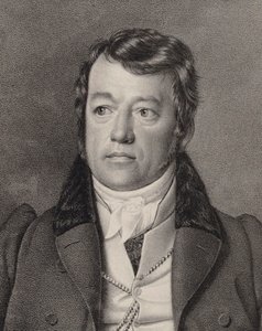Portret van de organist en componist Friedrich Schneider 1786-1853, ca. 1840 door Ernst Friedrich Oldermann