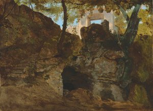 Ingang van het Chigi-park in Ariccia door Ernst Fries
