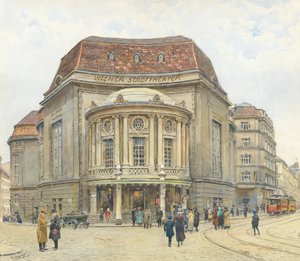Het Weense Stadttheater, 1924 door Ernst Graner