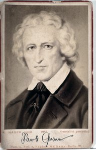 Portret van Jacob Grimm door Ernst Hader