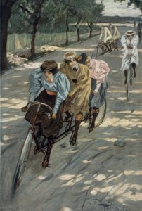 E. Heilemann, Tandem-rijder
