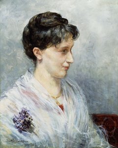 Portret van Maria door Ernst Josephson