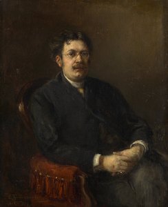 De schilder Karl Heffner
