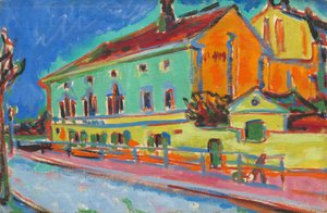 Danszaal Bellevue [voorzijde] door Ernst Ludwig Kirchner