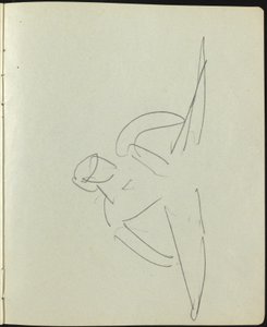 Dansers en artiesten, pagina uit een schetsboek, ca. 1911 door Ernst Ludwig Kirchner