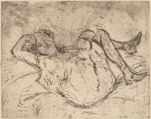 Dromend meisje, 1906