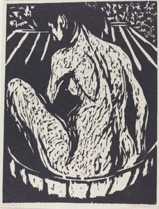 Vrouwelijk Naakt door Ernst Ludwig Kirchner