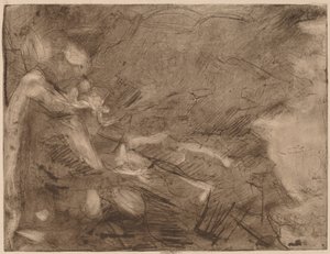 Bergstroom met Baders, 1934