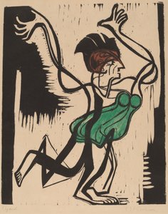 Palucca, 1930 door Ernst Ludwig Kirchner