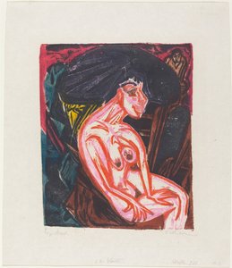 Peter Schlemihls wonderbaarlijke geschiedenis: De geliefde van Peter Schlemihl door Ernst Ludwig Kirchner