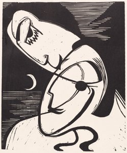 De Kus door Ernst Ludwig Kirchner