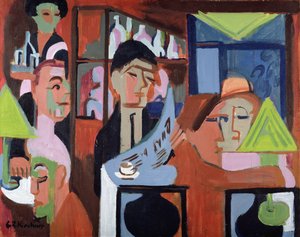 Een café in Davos
