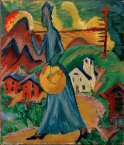 Alpenleven door Ernst Ludwig Kirchner