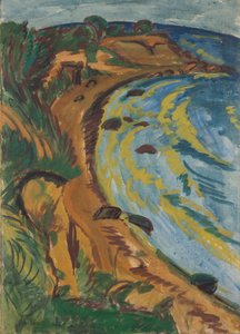 Baai aan de Kust van Fehmarn door Ernst Ludwig Kirchner