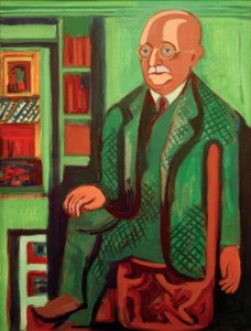 Portret Dr. Hagemann door Ernst Ludwig Kirchner