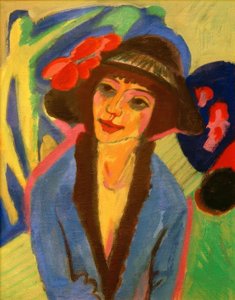 Portret van Gerda door Ernst Ludwig Kirchner