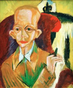 Portret van Oskar Schlemmer