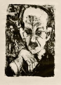 Carl Sternheim door Ernst Ludwig Kirchner