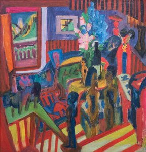 Hoek van het atelier, 1920 door Ernst Ludwig Kirchner