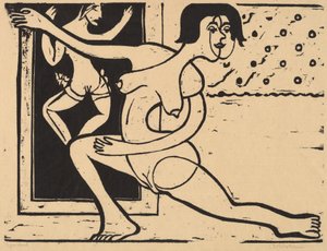 Danseres aan het oefenen