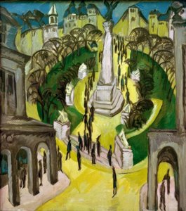 Het rondell door Ernst Ludwig Kirchner