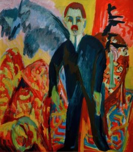 De ziekenverzorger door Ernst Ludwig Kirchner
