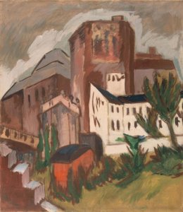 De stadstoren door Ernst Ludwig Kirchner
