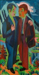 De vrienden door Ernst Ludwig Kirchner
