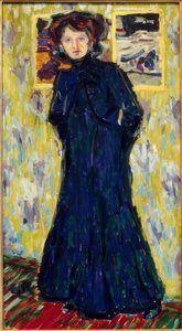 Doris, staand door Ernst Ludwig Kirchner