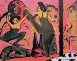 Koorddans door Ernst Ludwig Kirchner