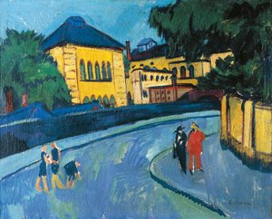Dresden, Friedrichstadt door Ernst Ludwig Kirchner
