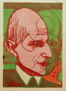 Dr. Frédéric Bauer door Ernst Ludwig Kirchner