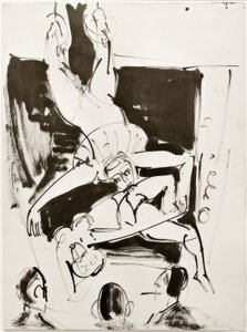 Varieté door Ernst Ludwig Kirchner