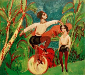 Eenwieler door Ernst Ludwig Kirchner