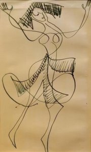 Extatische danseres