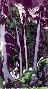 Sparren door Ernst Ludwig Kirchner