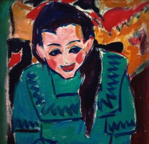 Fränzi door Ernst Ludwig Kirchner