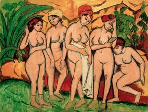 Vrouwen in bad