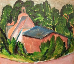 Gut Staberhof door Ernst Ludwig Kirchner