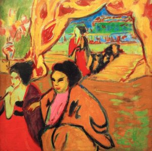 Japans theater door Ernst Ludwig Kirchner