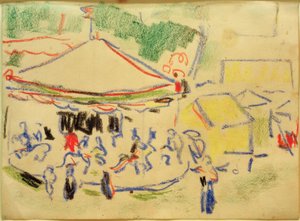 Carrousel door Ernst Ludwig Kirchner